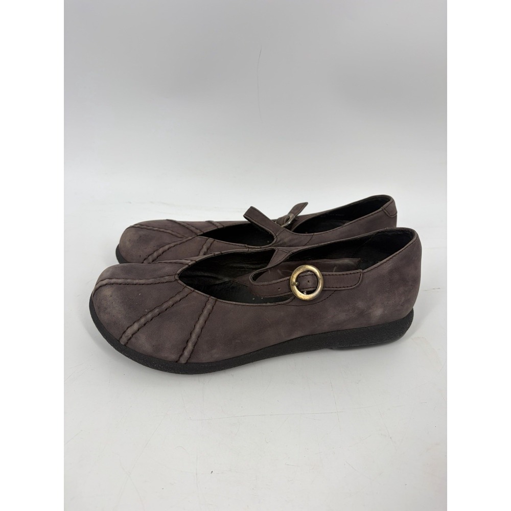 Dansko Giselle Mary Jane Shoes Womens EU 39 US 8.5 Nubuck Suede‎ Comfort Buckle